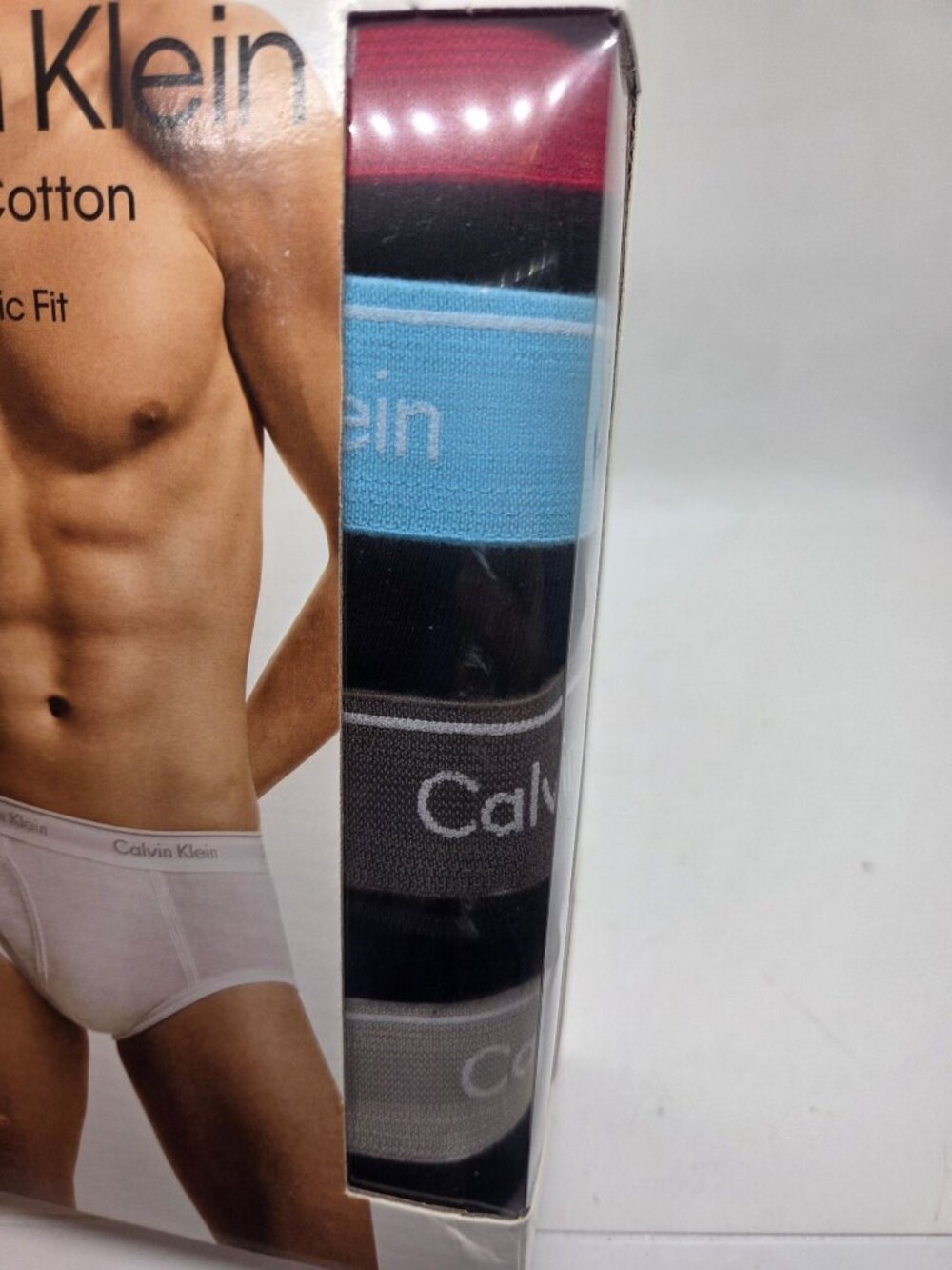 Calvin Klein Mens 4-Pack 100% Cotton Classic Fit Briefs XL Assorted Colors - Picture 2 of 6